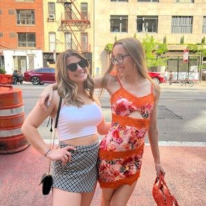 superdown floral printed dress